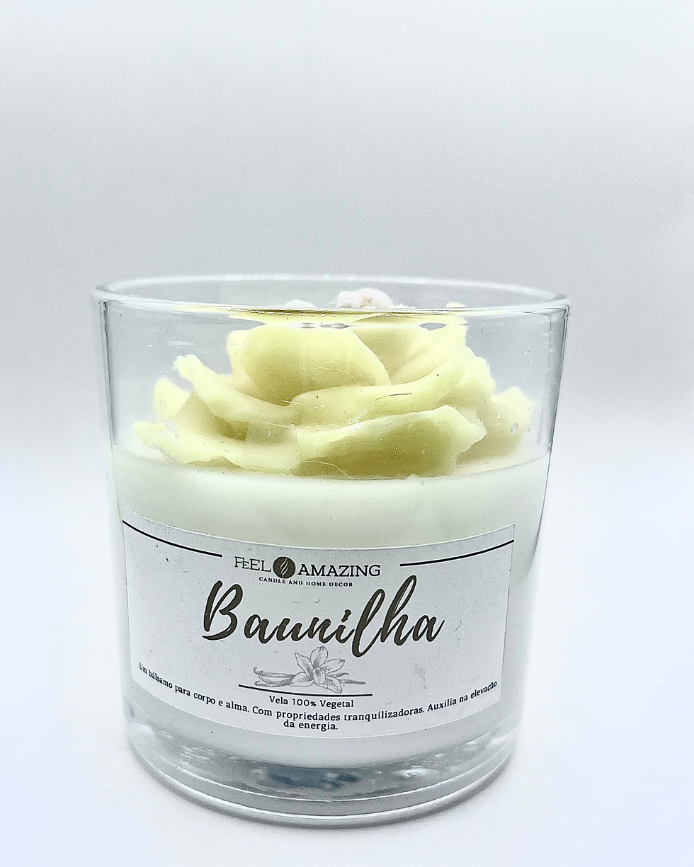 Miniatura: Vela Aromática Com Flor