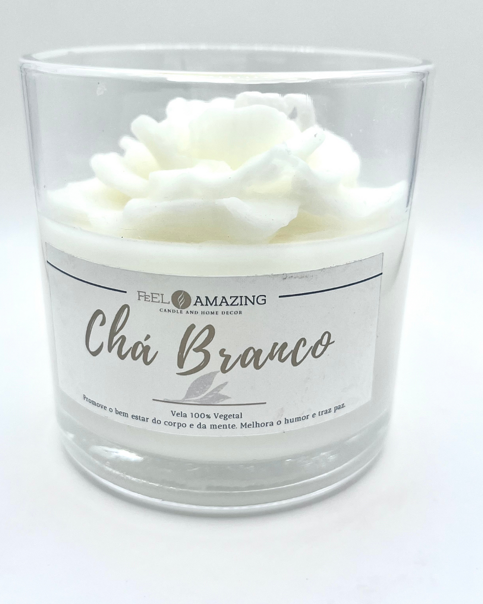 Miniatura: Vela Aromática Com Flor