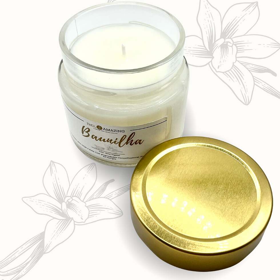 Miniatura: Vela aromática Baunilha: presente sofisticado