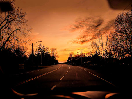 Un atardecer que dejamos atrás