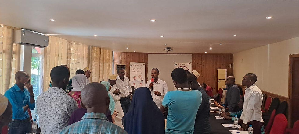 Atelier de prise de parole dispensé par Mr Rachad Mohamed