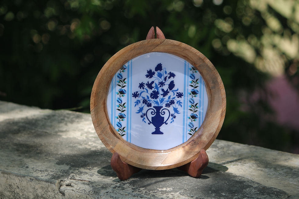 Thumbnail: Morphed Aparajita Wooden Plate