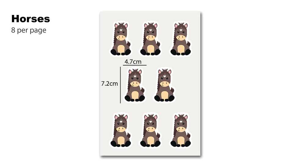 Thumbnail: Farm stickers €10 per page