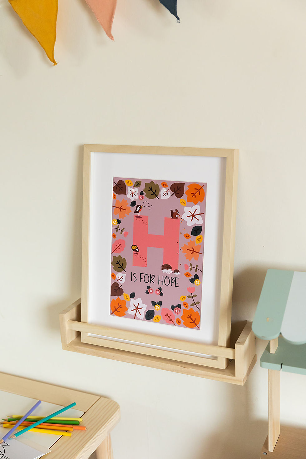 Thumbnail: Pink leaf