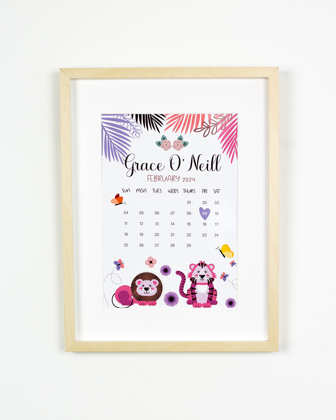 Wild one calendar