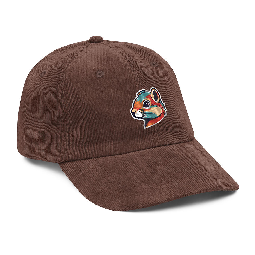 Thumbnail: The Chipmunk: Vintage corduroy cap