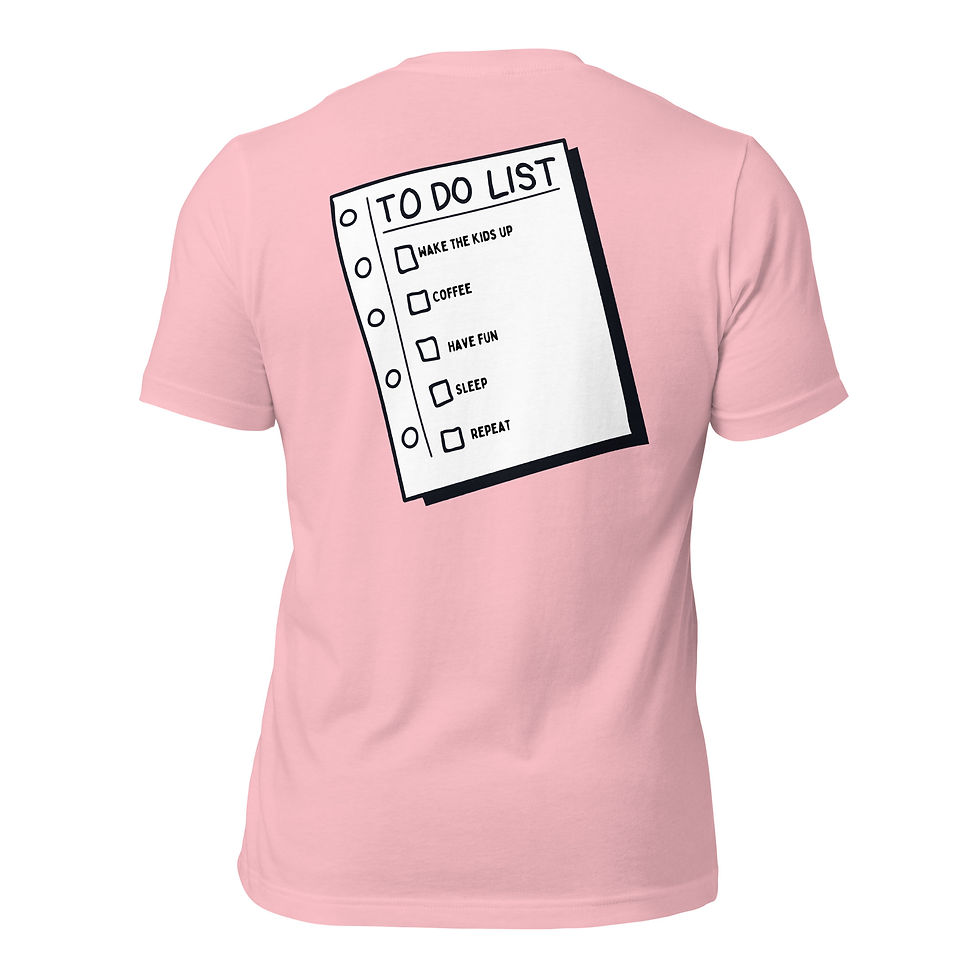 Thumbnail: Counsellor To Do List Unisex t-shirt