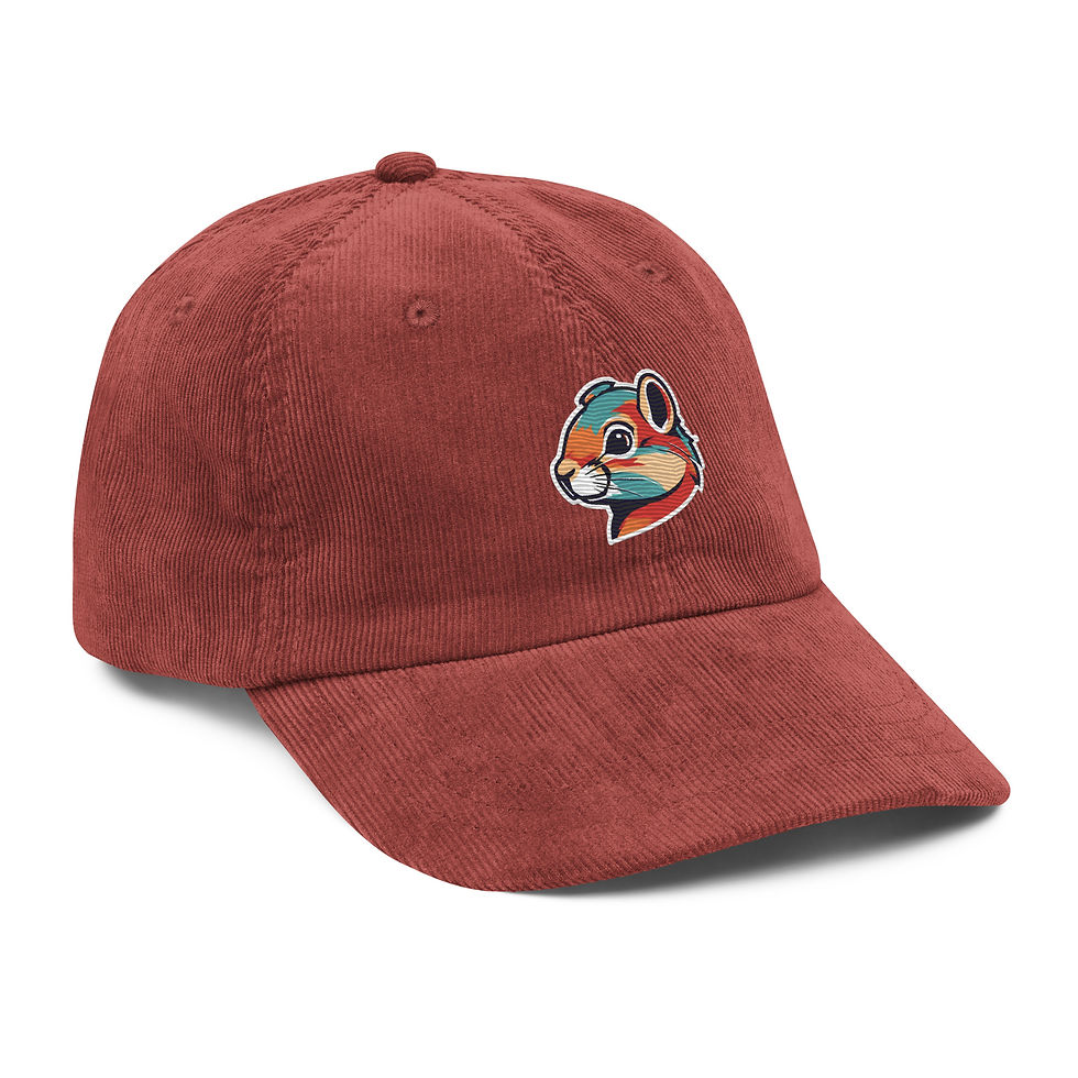 Thumbnail: The Chipmunk: Vintage corduroy cap