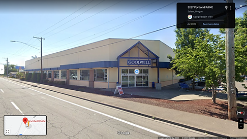 Salem Oregon Goodwill Outlet Pay By the Pound Store