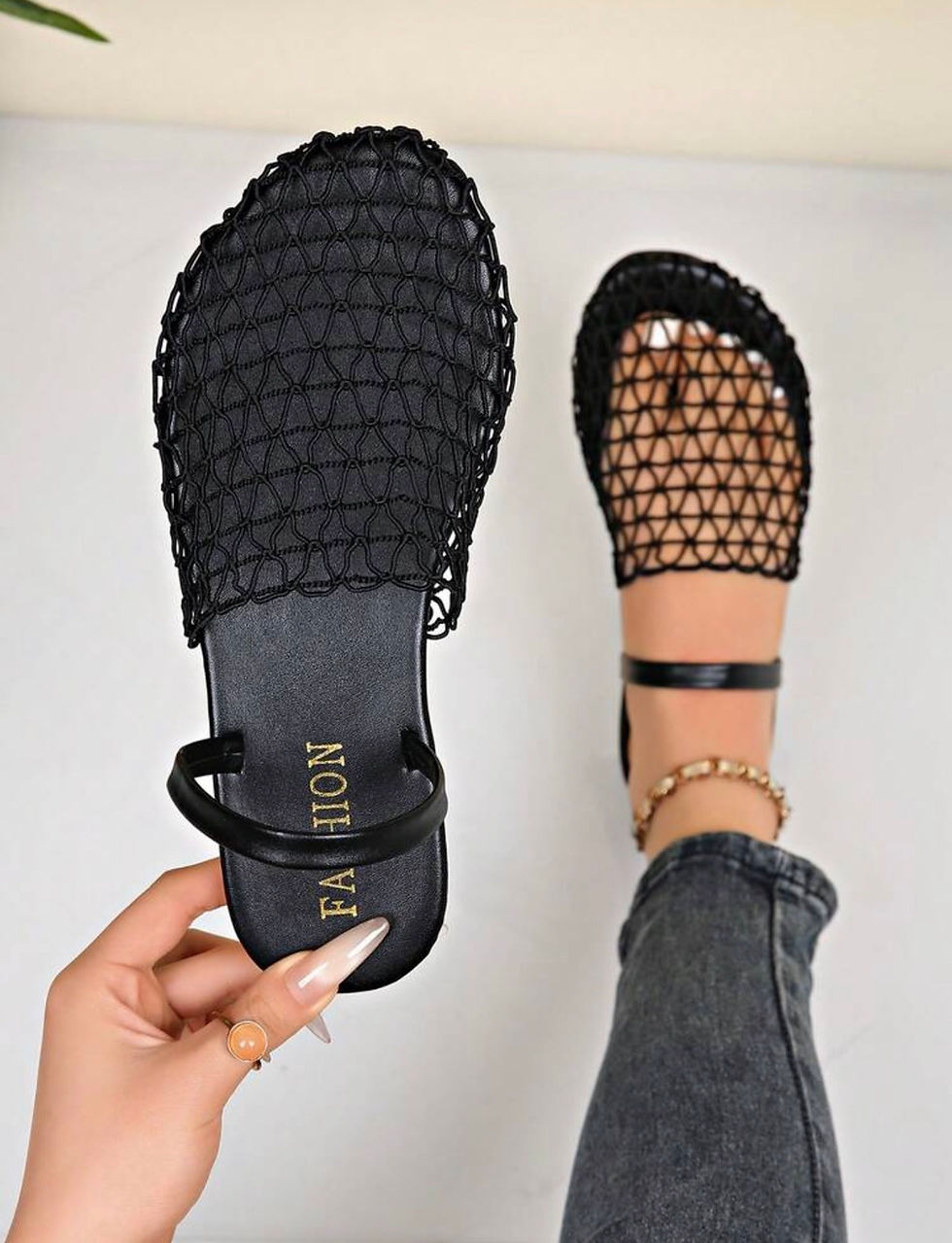 Thumbnail: The Onyx Luxe Sandal
