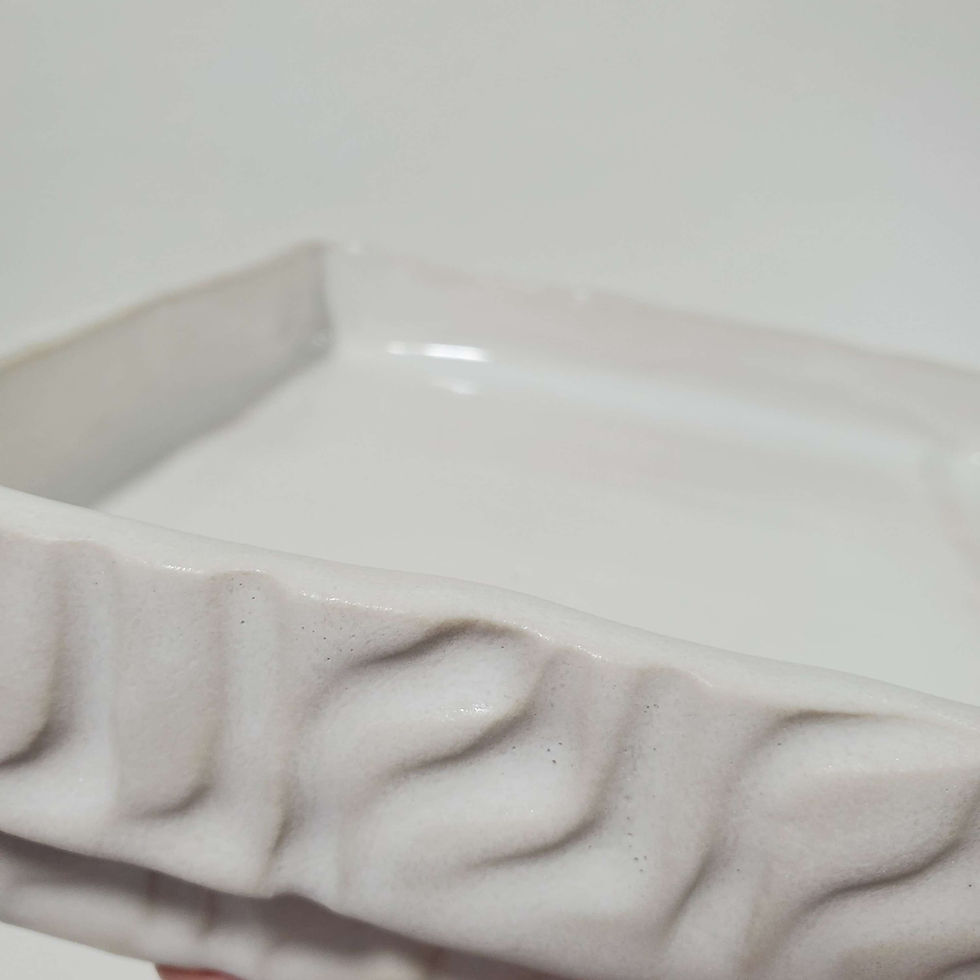 Thumbnail: Footed Organic Geometric Tray