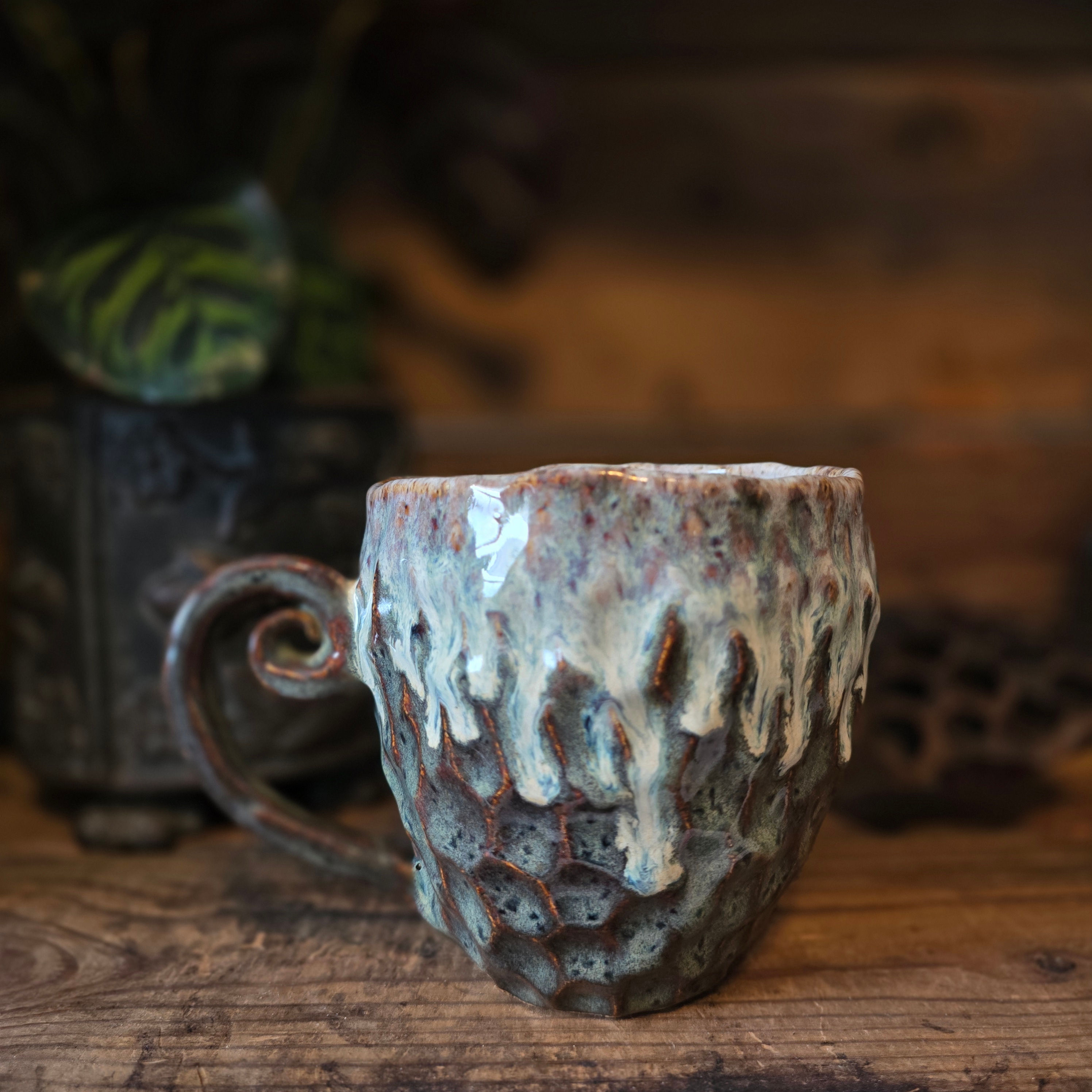 One of a kind organic mug