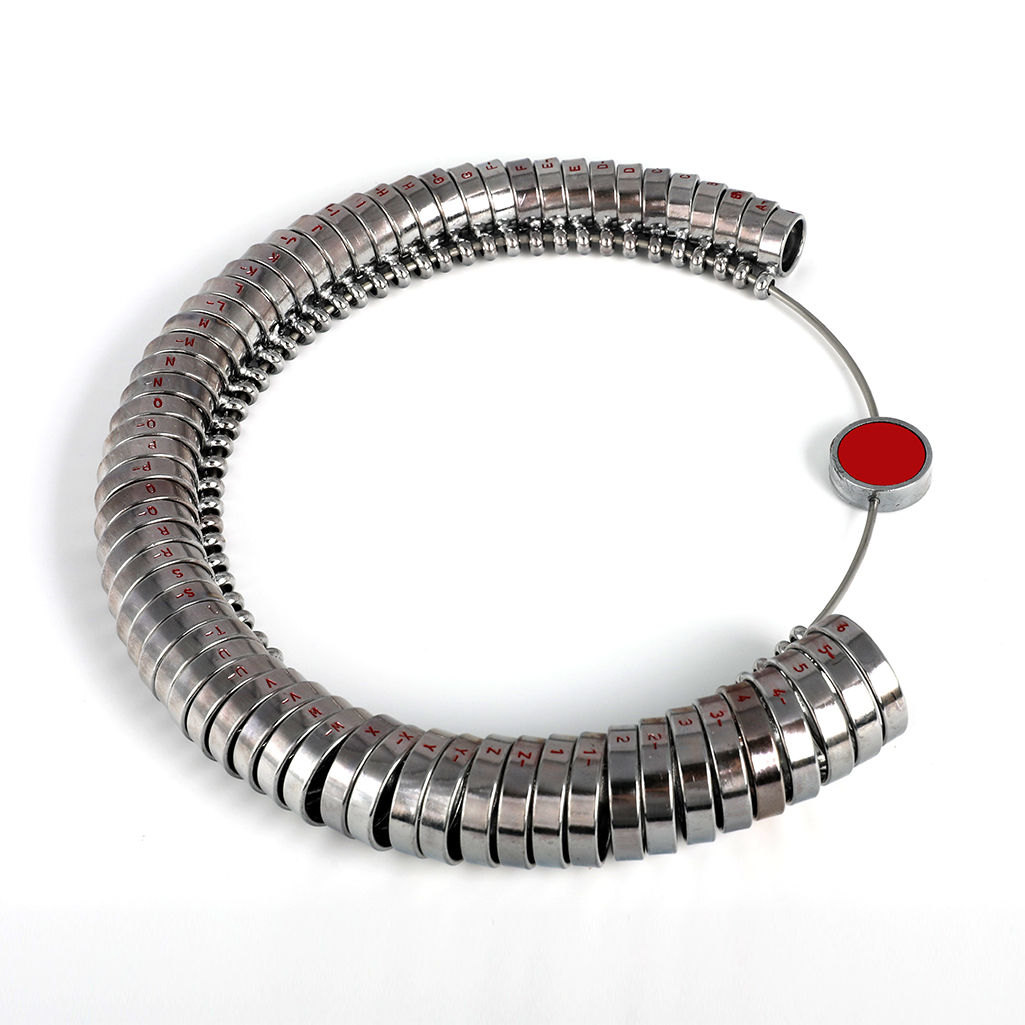 DK73010 - UK and AU Metal Ring Sizers Gauge Set of 63pcs