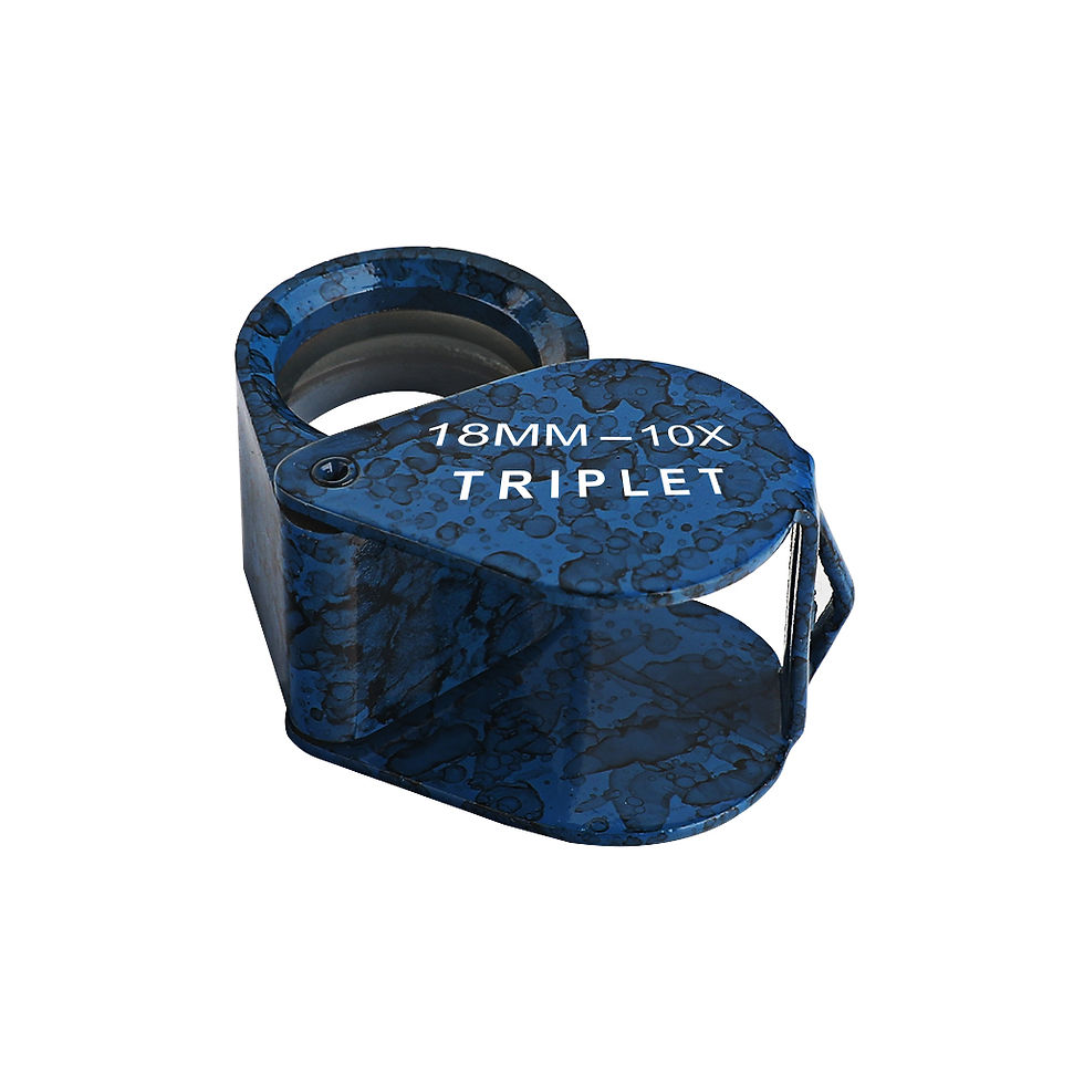 Thumbnail: DK18709 Diamond Gift Loupe – 18mm 10x Loupe in Blue & Black