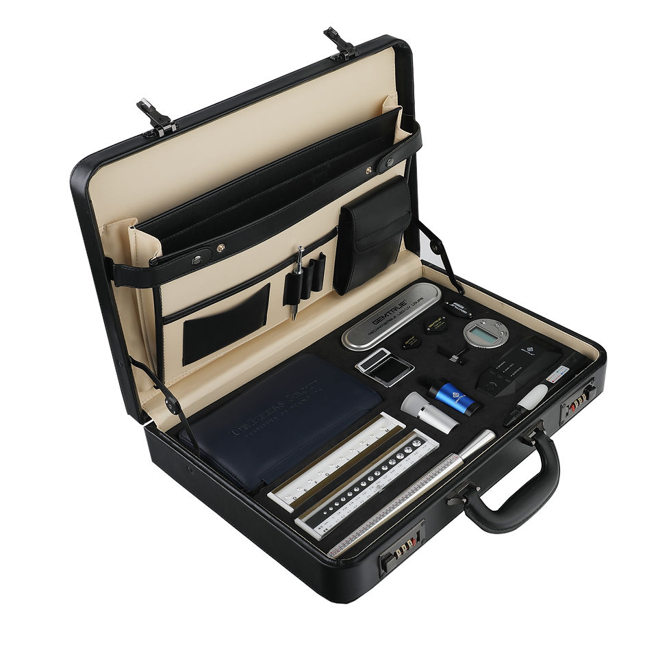Thumbnail: DK929 Deluxe Lockable Jewelry Tool Kit – Professional Testing Set