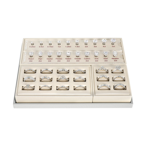 DK111-S GemTrue Small Diamond Ring Selector Set – 360 Custom Ring ...