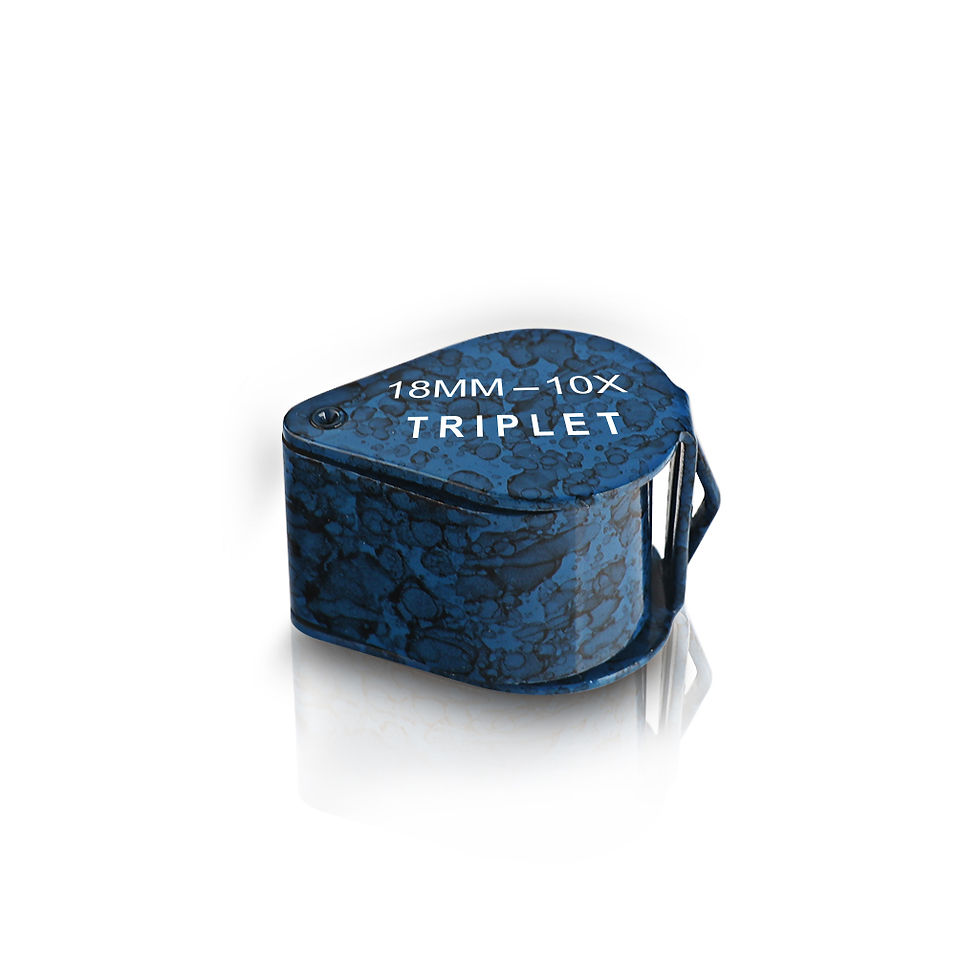 Thumbnail: DK18709 Diamond Gift Loupe – 18mm 10x Loupe in Blue & Black