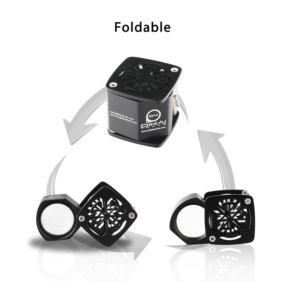 Thumbnail: DK16011-B Customizable 20.5mm 10x Triplet Diamond Loupe – Precision & Profession