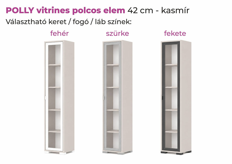 Indexkép: Polly Vitrines Polcos Elem 42 cm-es
