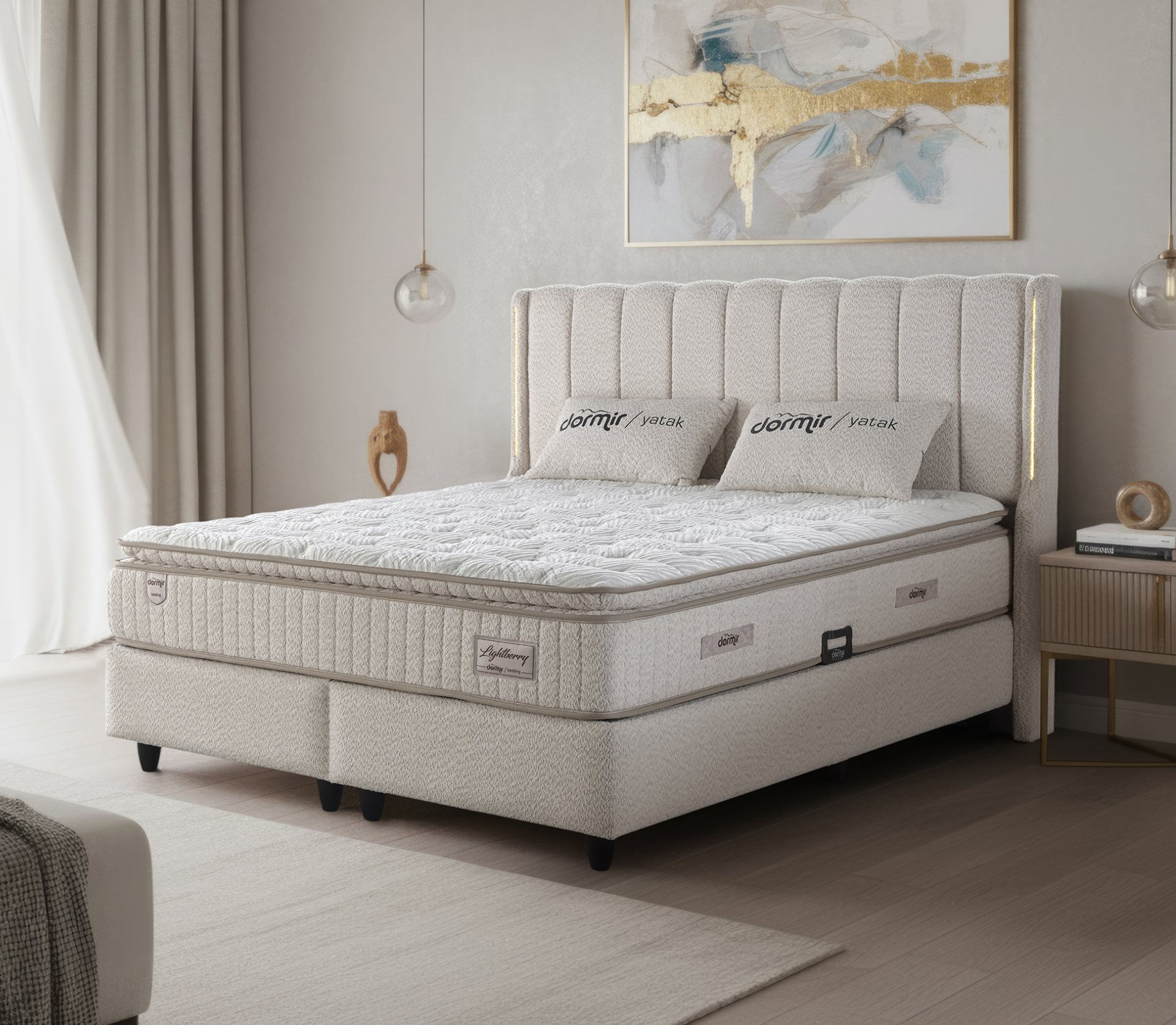 Lightberry Boxspring Ágy