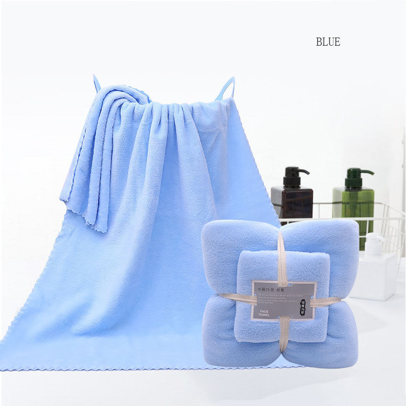 Thumbnail: Fleece Face & Bath Towel Set
