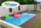 Piscina Bahamas da Topiscinas instalada