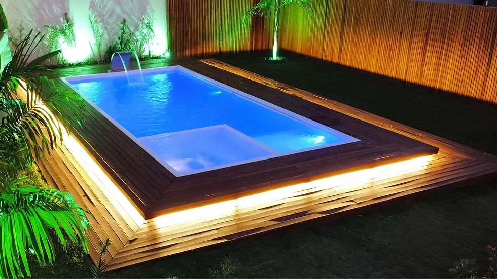 Piscina Topiscinas com iluminação LED