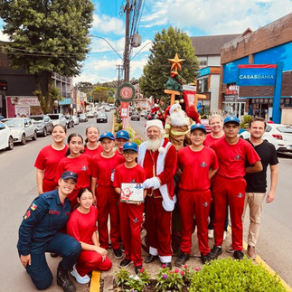 Premiação dos Bombeiros Mirins no evento Nos Trilhos da Magia 2025