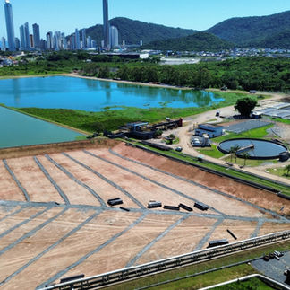 Reforma do tanque aerado do sistema de lodos ativados da ETE Nova Esperança com acompanhamento da Geossintec - EMASA