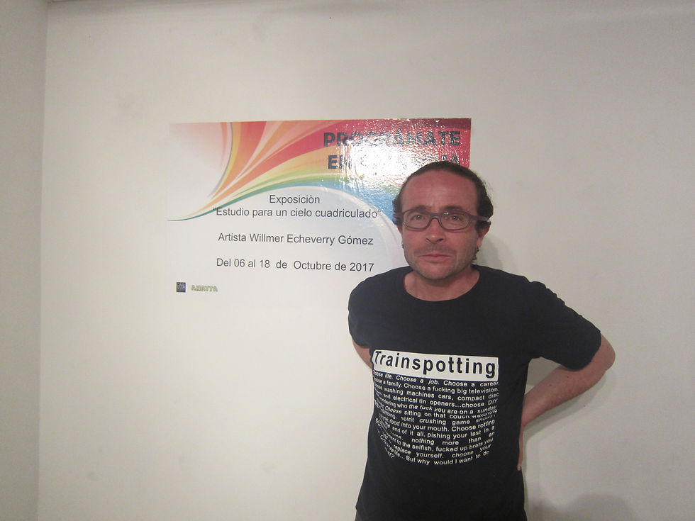 exposicion "Estudio para un cielo cuadriculado"