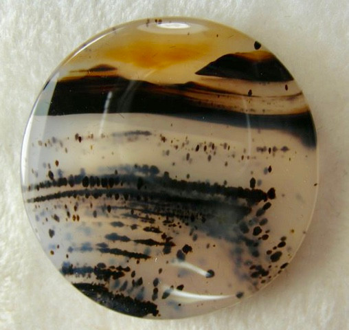 Did You Know? Montana Moss Agate is considered by many to be the most powerful of agates and is said to ward off storms.