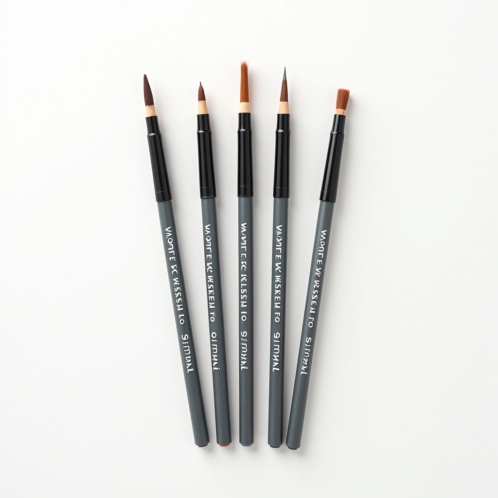 Water Reactive Brush Pens
