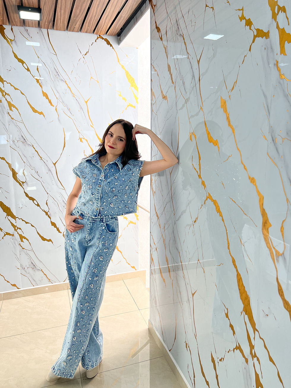 Miniatura: Denim Crystal Set