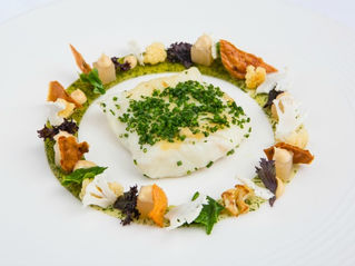 Edinburgh Evening News 56 - Pan Roasted Halibut with Dill Jelly