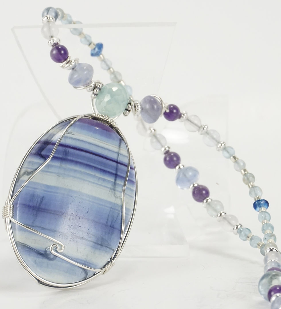 Thumbnail: Fluorite Beaded Necklace