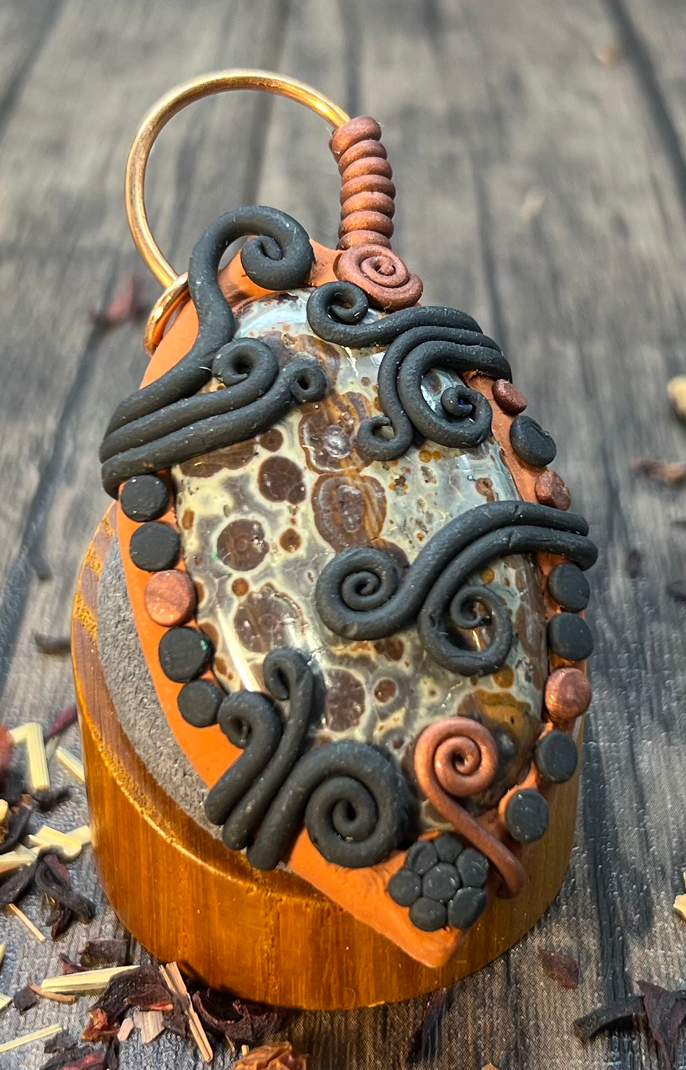 Thumbnail: Jasper Clay Pendant