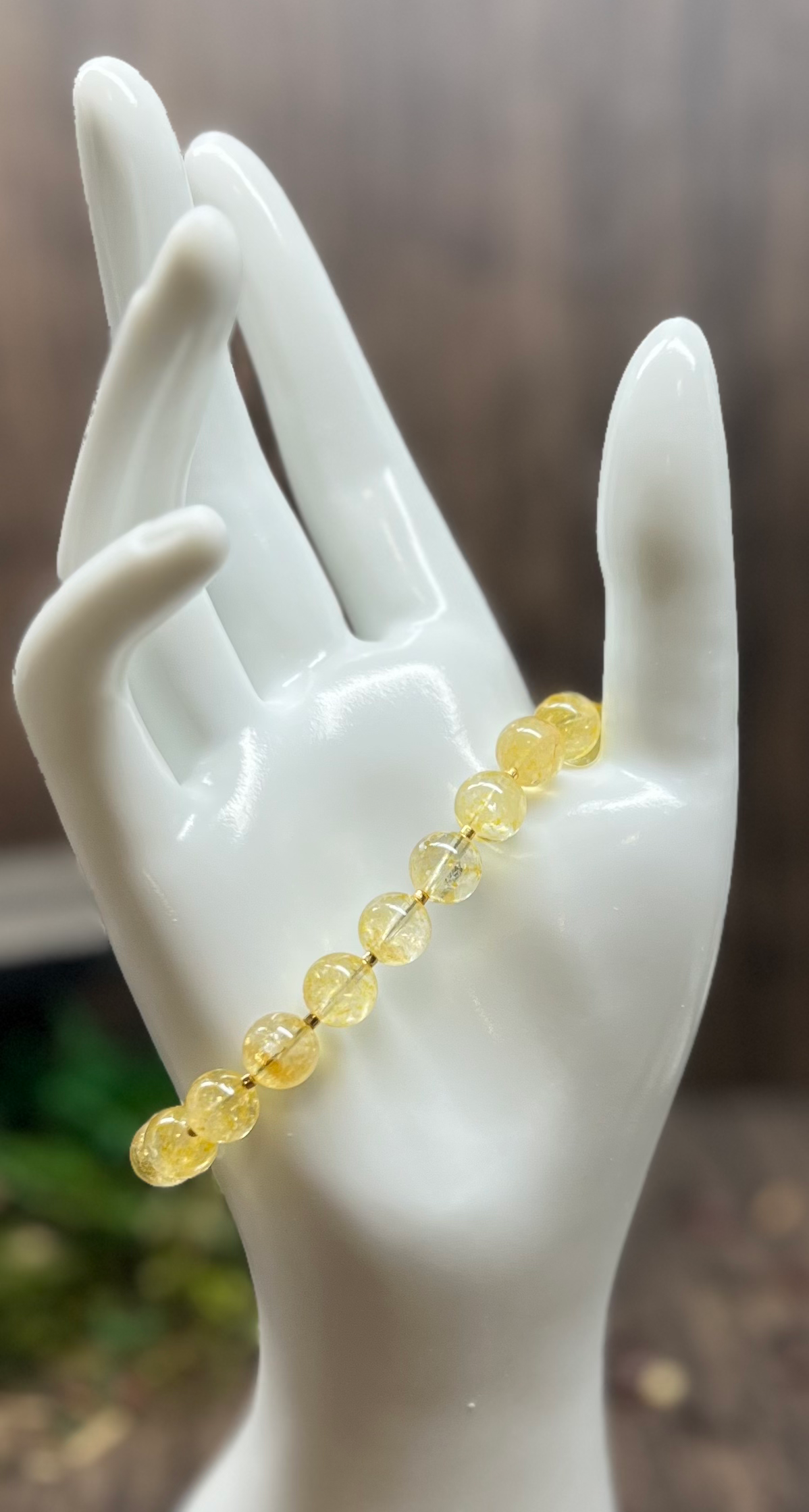 Citrine Beaded Bracelets