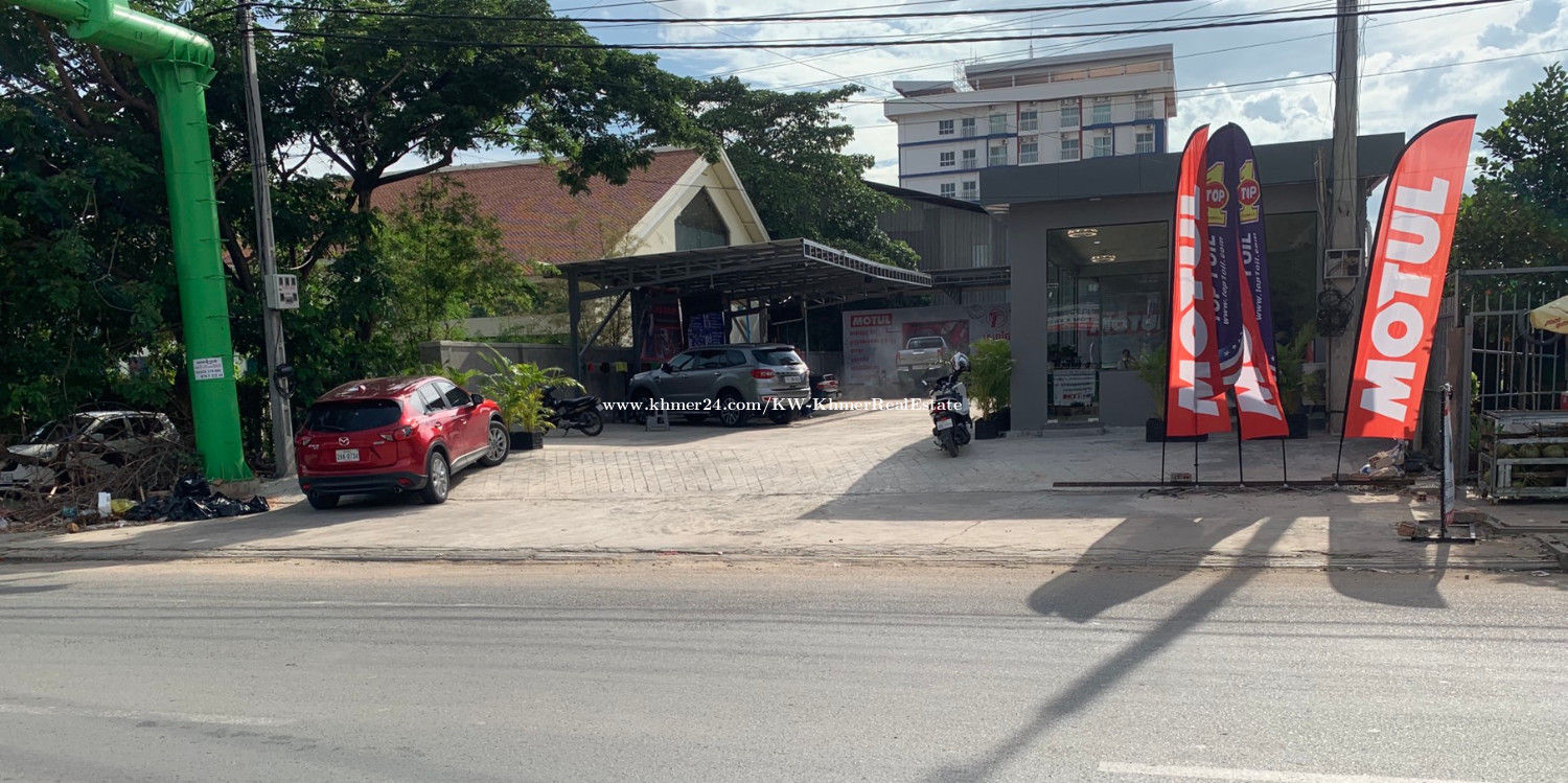 Land for sale on National Road 6A, only 4.5km from Chroy Changvar Bridge