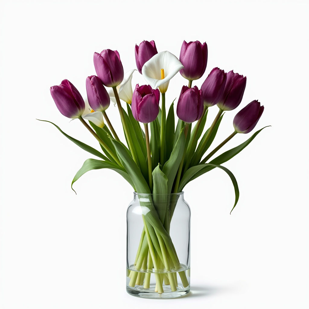 Modern Tulip Arrangement
