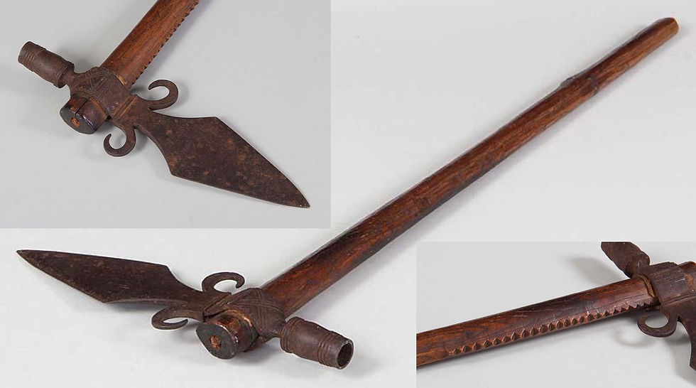 Plains Spontoon Pipe Tomahawk
