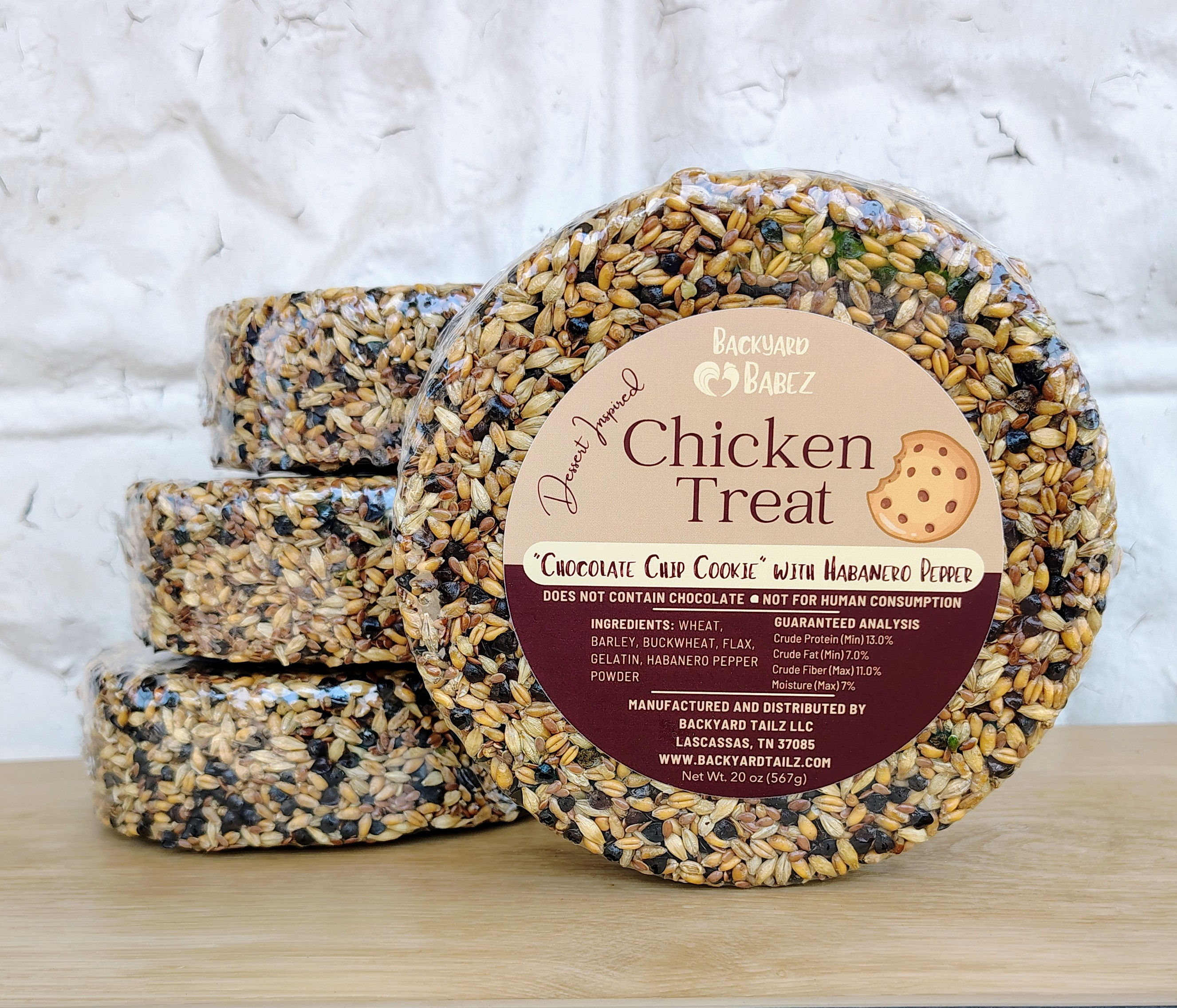 Chicken Enrichment Treat (Chocolate Chip Cookie)