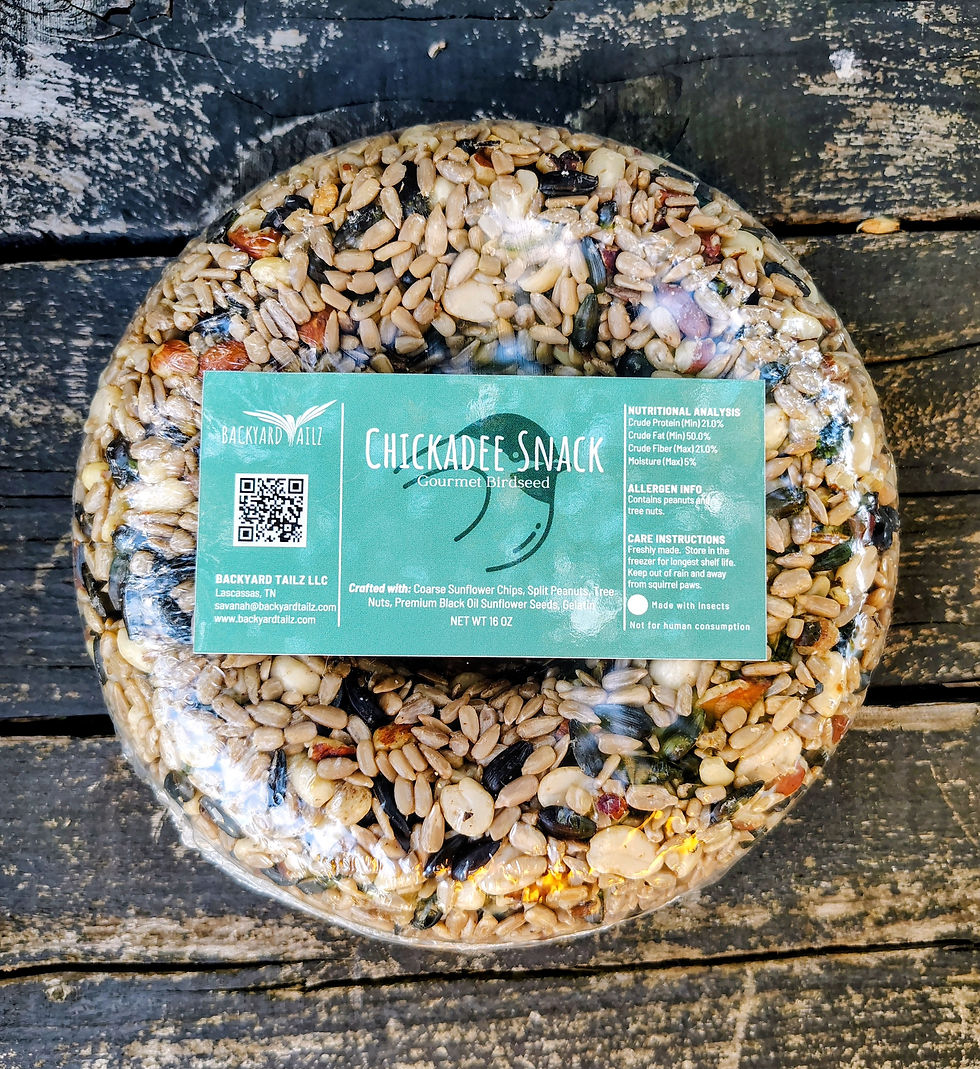 Thumbnail: Birdseed Wreath (Chickadee Snack) - 3 Pack