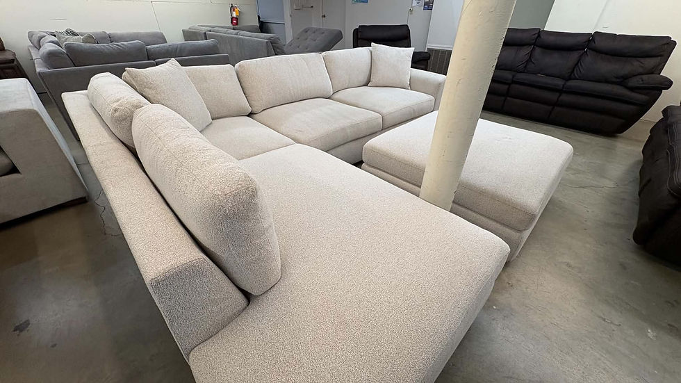 Thumbnail: NEW Oversized Sectional with Ottoman