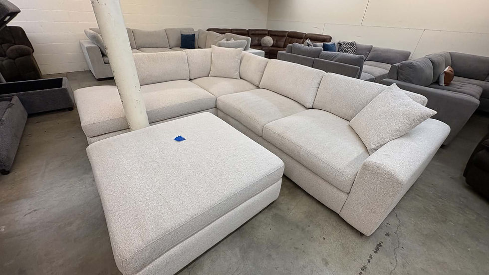 Thumbnail: NEW Oversized Sectional with Ottoman