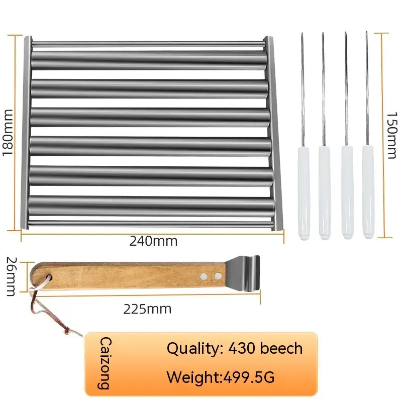 Easy-Clean Stainless Hot Dog Grill
