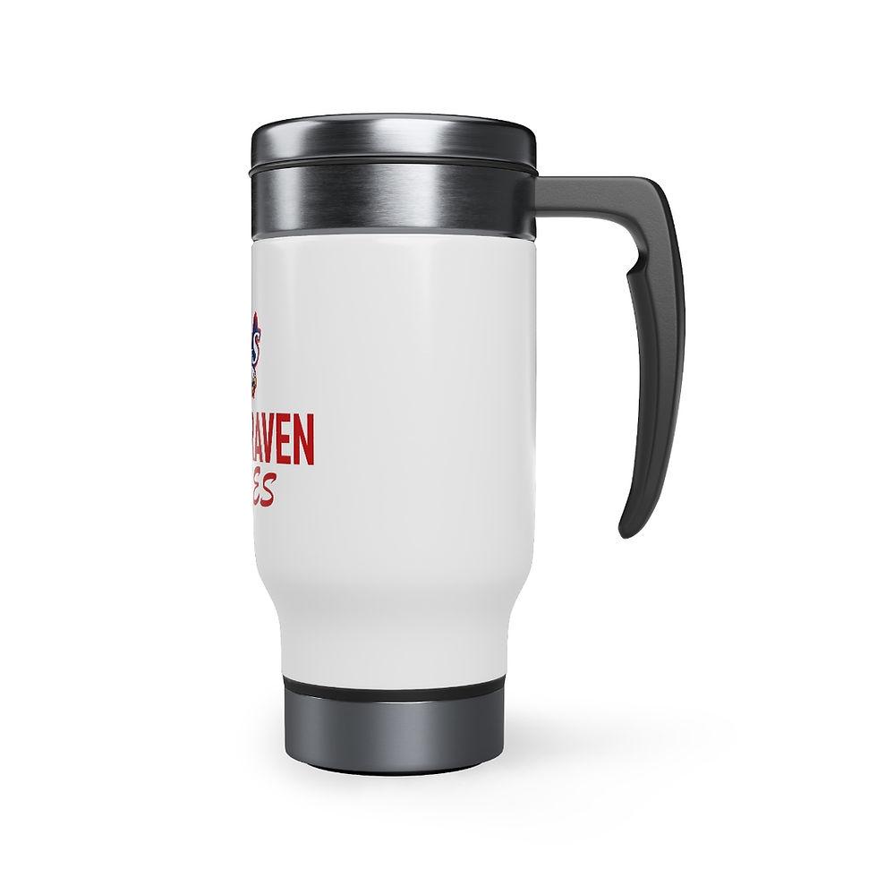 Thumbnail: West Craven Stainless Steel Travel Mug with Handle, 14oz