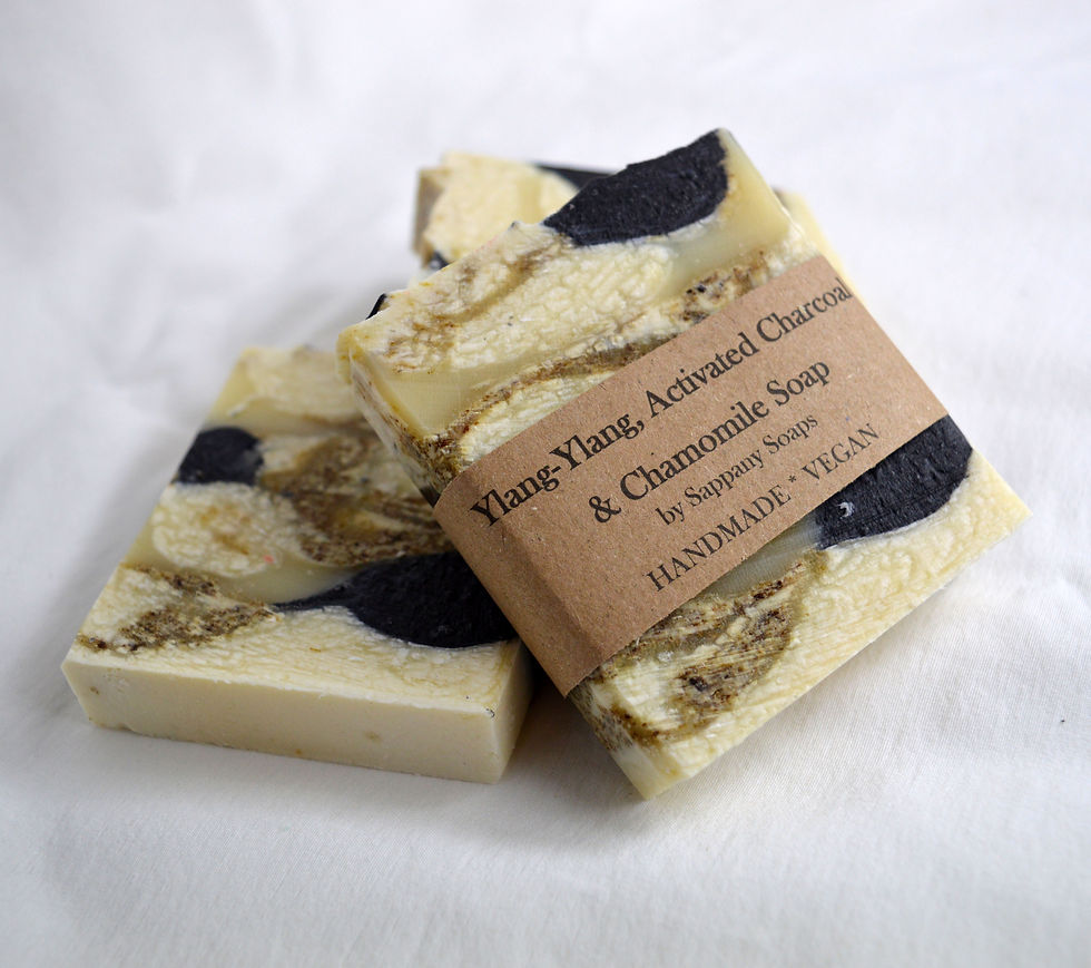 Thumbnail: Ylang-Ylang & Chamomile Soap with Activated Charcoal