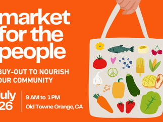 PRESS RELEASE: Orange Home Grown Raises $8,000 to Support Local Families at their Market for the People