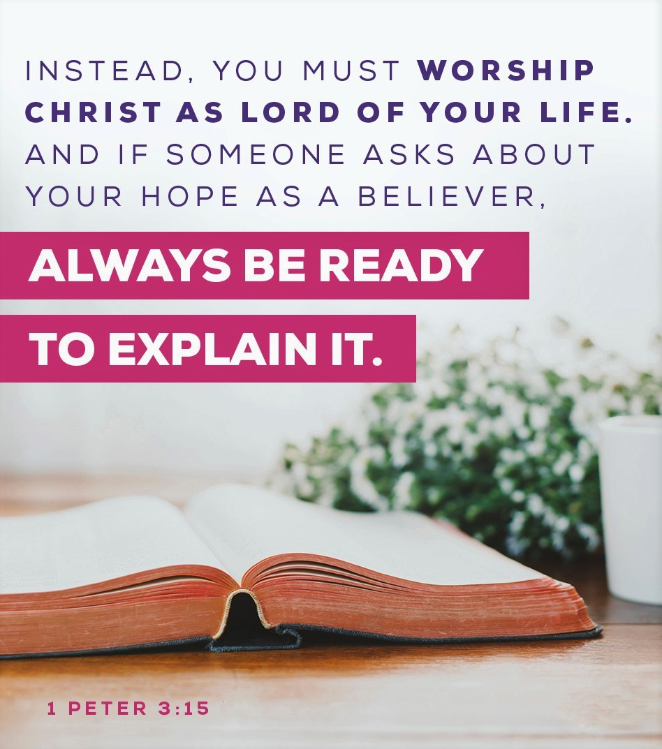 ALWAYS BE READY TO SHARE GOD'S WORD! content media