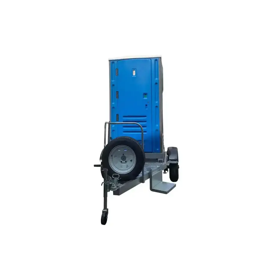 Thumbnail: Portable Plastic Outdoor Toilet with Trailer – HDPE Unit